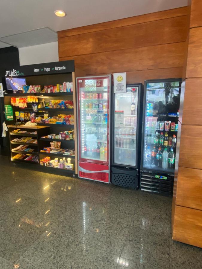 Flat Com Vista Panoramica -15- Na Barra Da Tijuca - Estacionamento Gratuito - Frigobar - Ar Condicionado - Piscina - Academia - Balsa Para Praia Gratis - Varanda - Vista Parcial Mar E Lagoa 里约热内卢 外观 照片