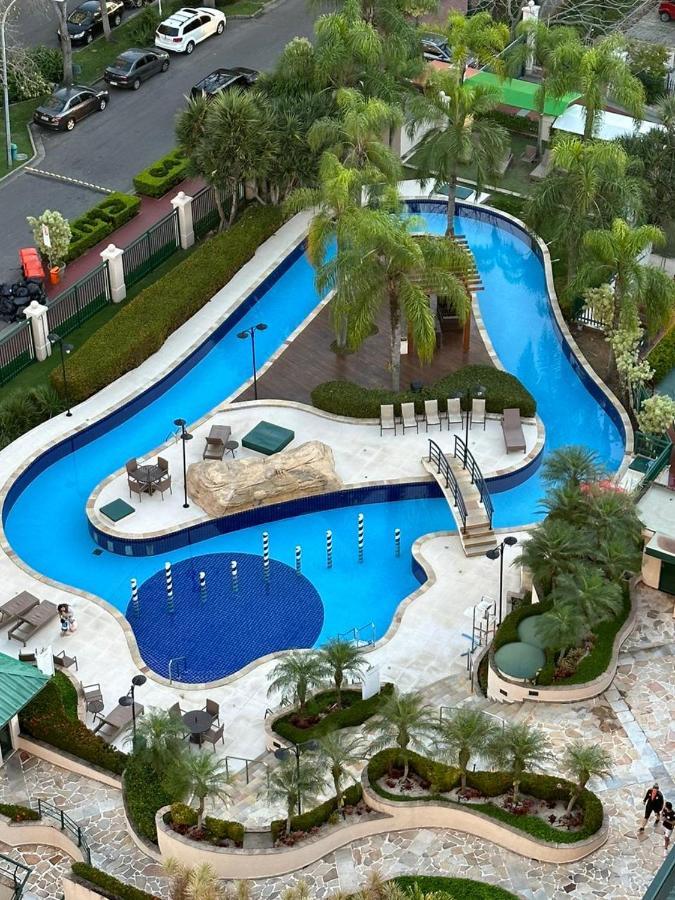 Flat Com Vista Panoramica -15- Na Barra Da Tijuca - Estacionamento Gratuito - Frigobar - Ar Condicionado - Piscina - Academia - Balsa Para Praia Gratis - Varanda - Vista Parcial Mar E Lagoa 里约热内卢 外观 照片