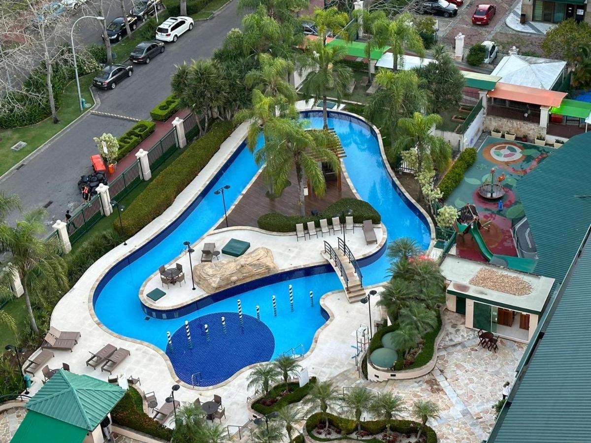 Flat Com Vista Panoramica -15- Na Barra Da Tijuca - Estacionamento Gratuito - Frigobar - Ar Condicionado - Piscina - Academia - Balsa Para Praia Gratis - Varanda - Vista Parcial Mar E Lagoa 里约热内卢 外观 照片
