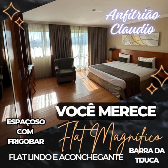 Flat Com Vista Panoramica -15- Na Barra Da Tijuca - Estacionamento Gratuito - Frigobar - Ar Condicionado - Piscina - Academia - Balsa Para Praia Gratis - Varanda - Vista Parcial Mar E Lagoa 里约热内卢 外观 照片